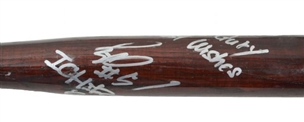 Ichiro Signed Gary Sheffield Game Model Baseball Bat (to Gary Sheffield)